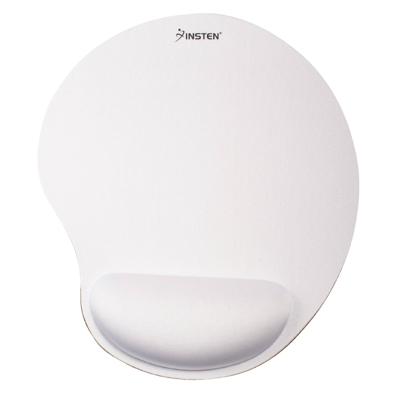 Insten Mouse Pad with Wrist Support Rest, Ergonomic Support Cushion, Easy Typing and Relieve Wrist Pain, For Office Working Studying, White